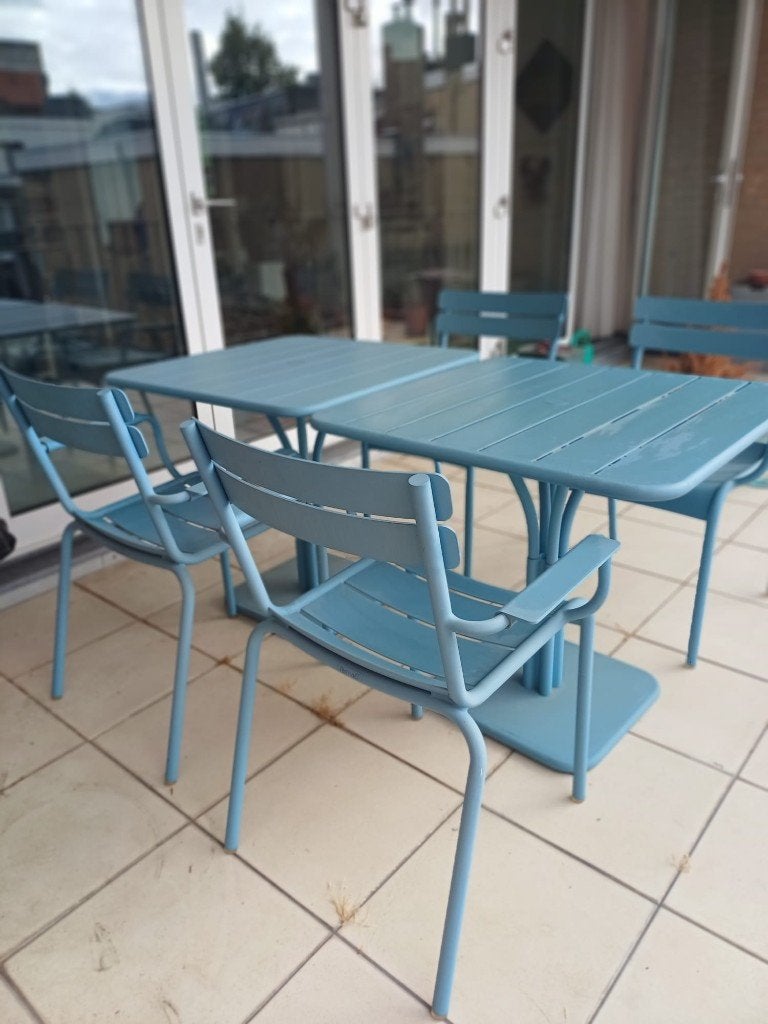 tuinmeubels, Ophalen, 4 zitplaatsen, Aluminium, Zo goed als nieuw