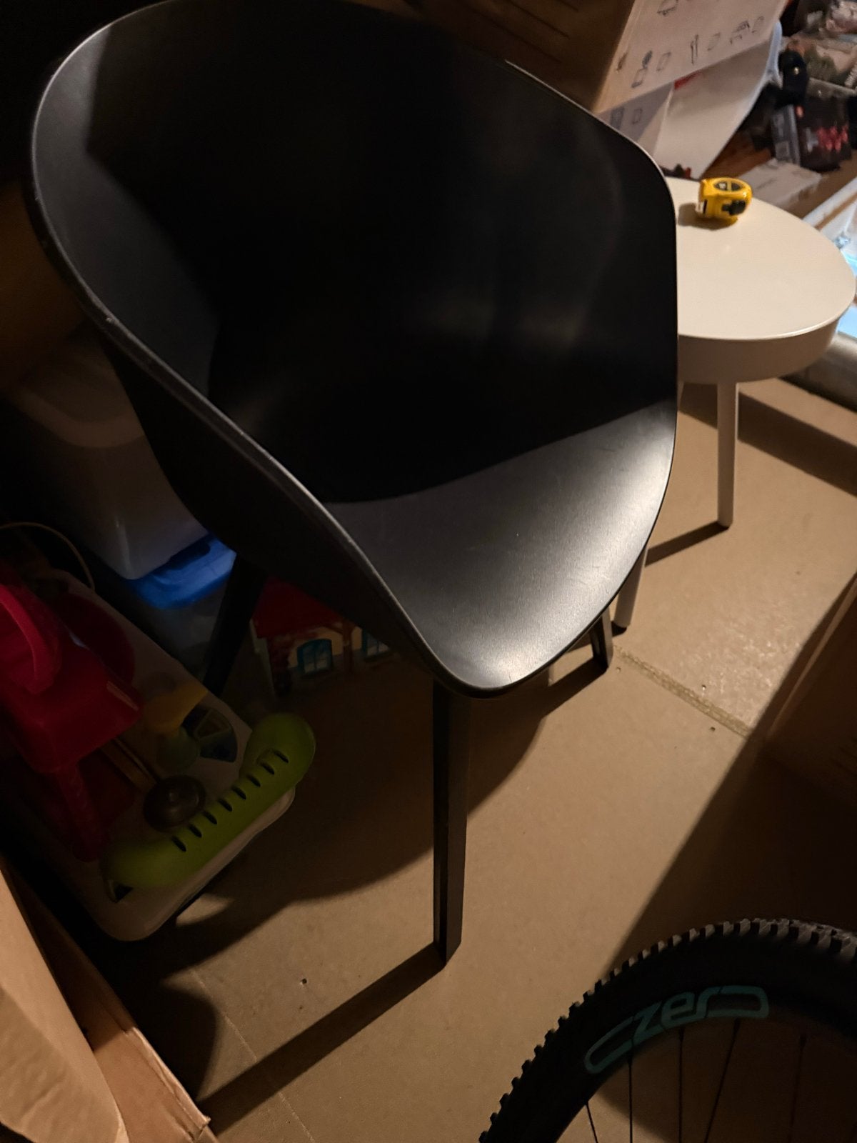 3x Hay stoeltjes - Zwart, Huis en Inrichting, Kunststof, Gebruikt, Drie, Zwart