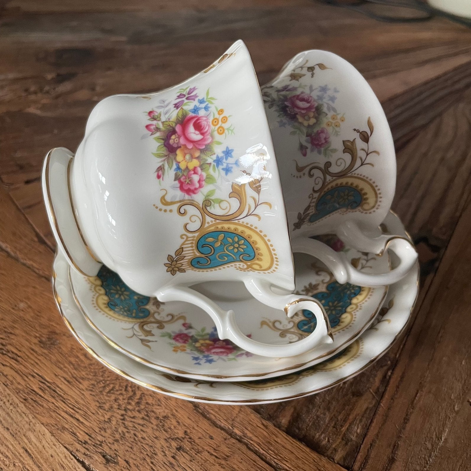 Royal albert Berkeley, Ophalen of Verzenden, Zo goed als nieuw, Porselein, Kop en/of schotel