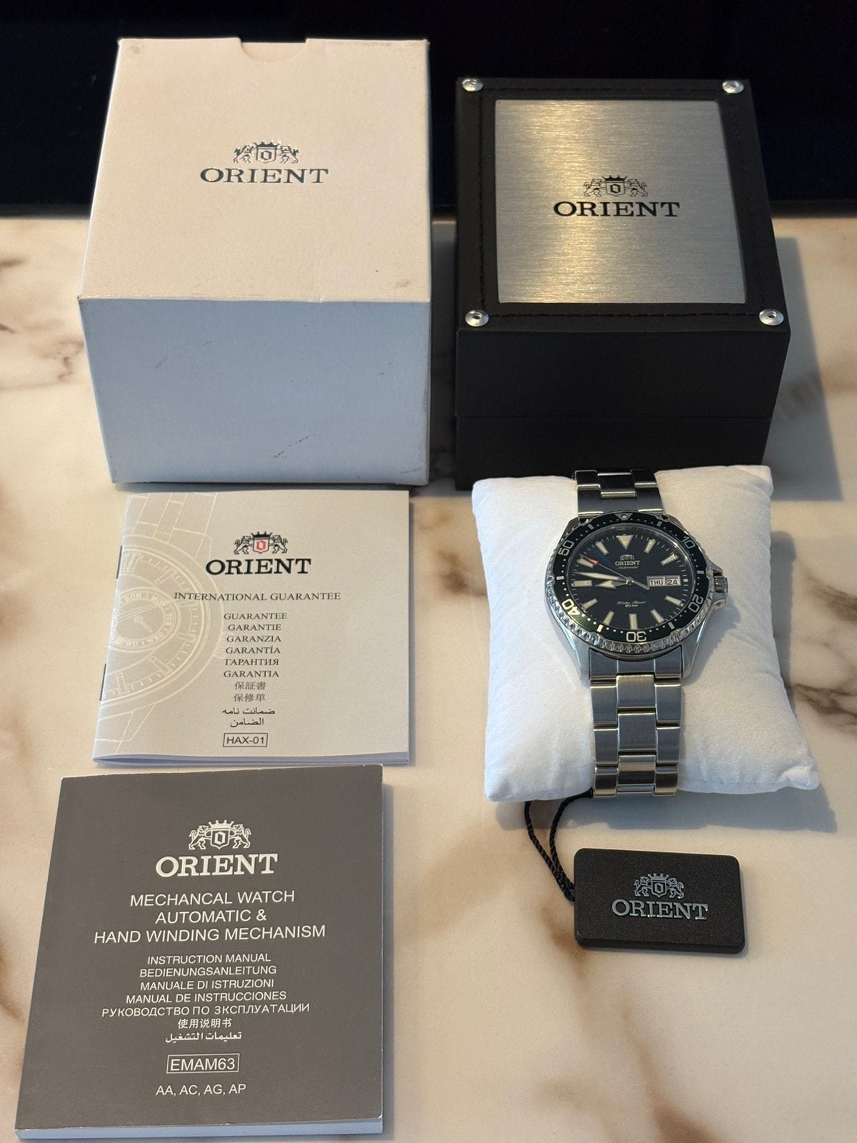 ORIENT Kamasu Mako III Green Diver horloge watch NIEUW!, Ophalen, Nieuw, Overige merken