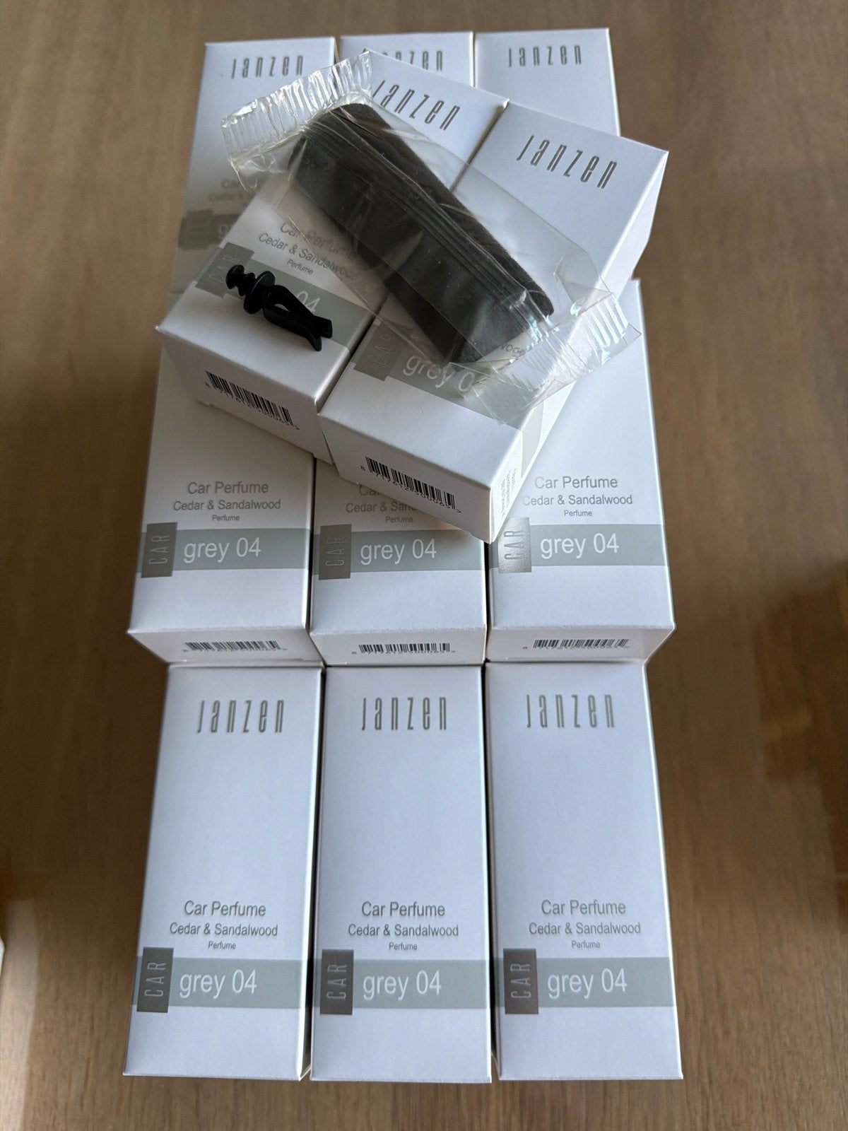 Janzen Car Perfume Cedar & Sandalwood Grey 04, Ophalen of Verzenden, Nieuw