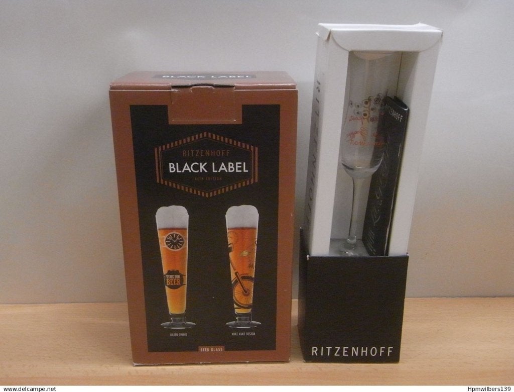 3x glas in ovp Ritzenhoff, Ophalen of Verzenden, Zo goed als nieuw, Bierglas