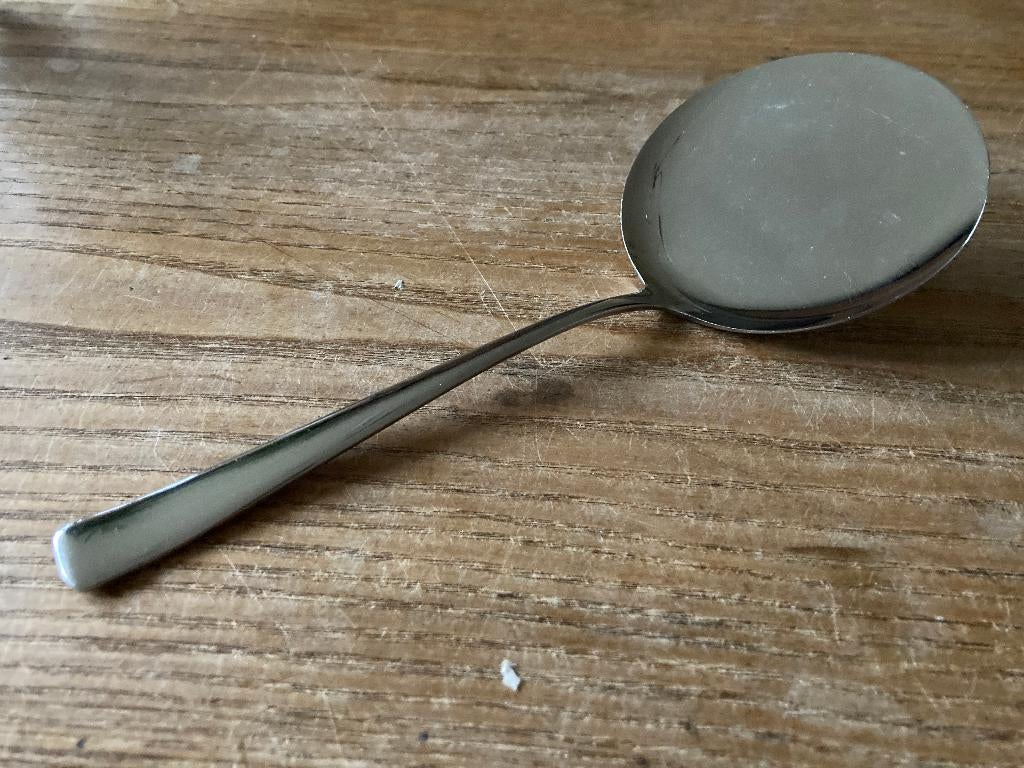 Vintage Sola GZ Constance spiegeleischep eierschep, Antiek en Kunst, Antiek | Bestek, Ophalen of Verzenden