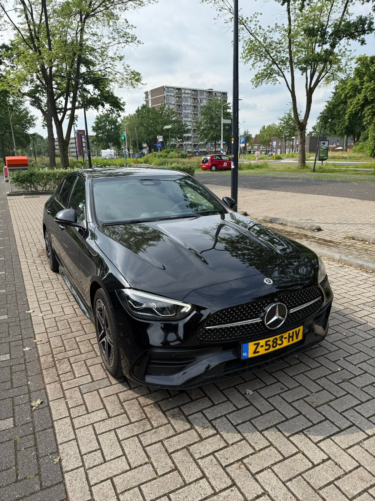 Mercedes-Benz C-Klasse C300 e Plug-in Hybride 313pk, Auto's, Automaat, Achterwielaandrijving, 1800 kg, Zwart