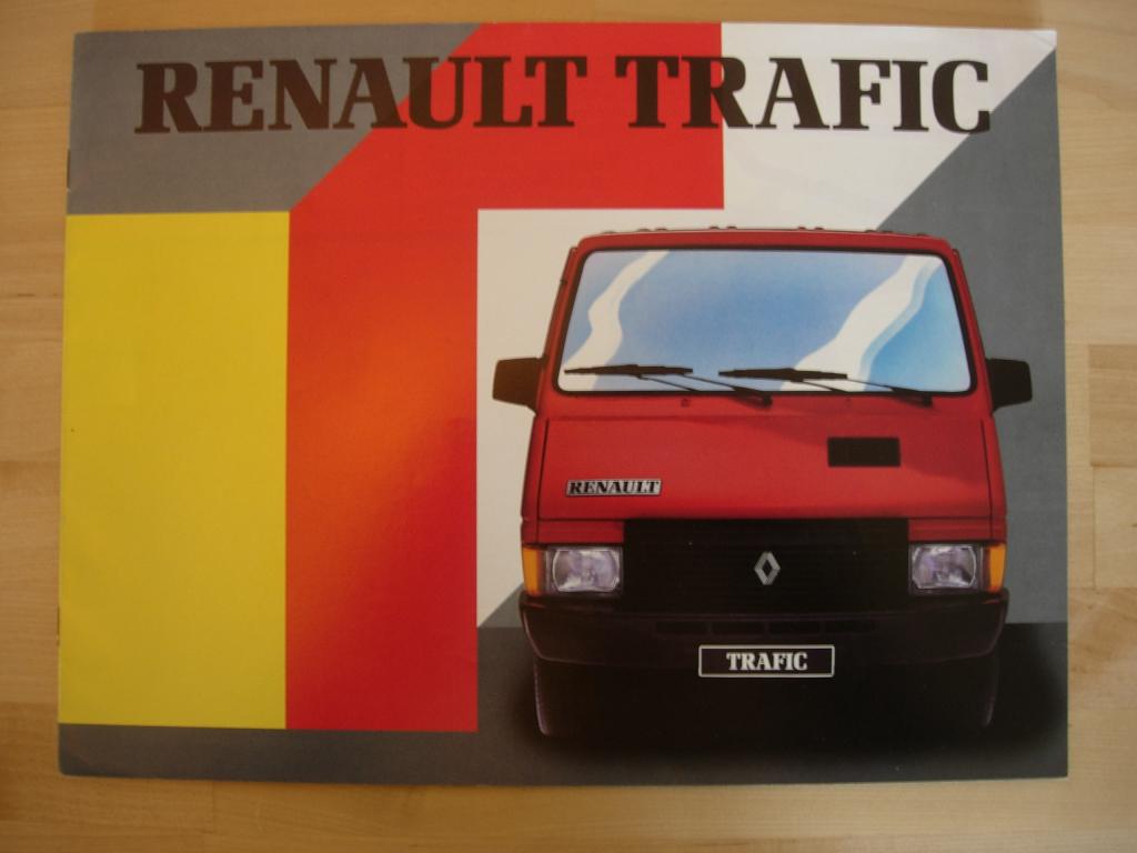 Renault Trafic Brochure ca 1983, Renault, Ophalen of Verzenden, Zo goed als nieuw, Renault