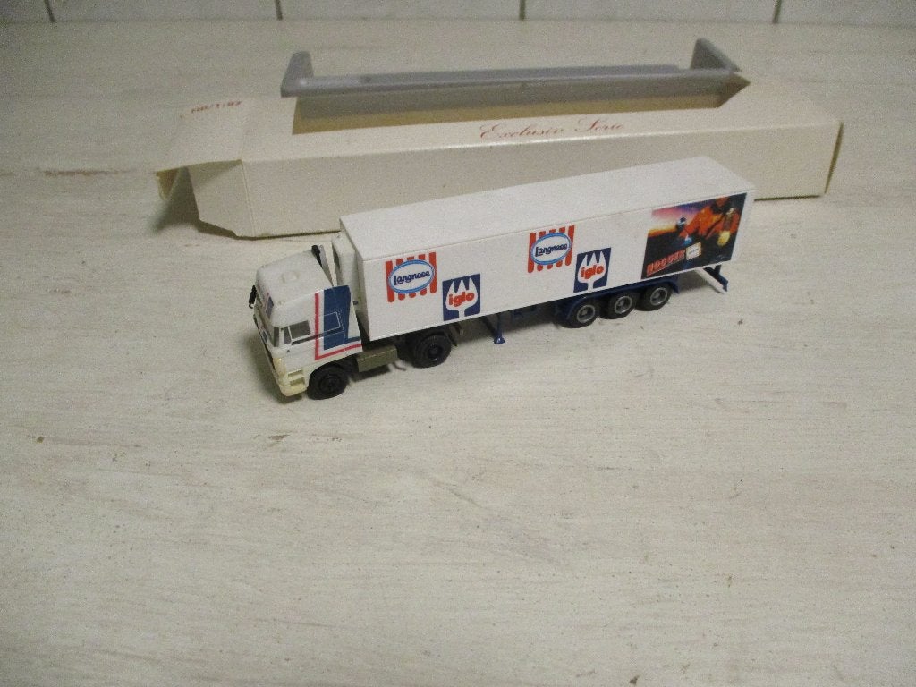De Kleine Daf Space Cab met Koelcontainer Schaal 1:87, Ophalen of Verzenden, Zo goed als nieuw, Bus of Vrachtwagen, Overige merken
