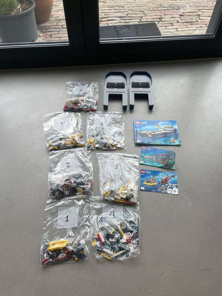 LEGO City Oceaan Onderzoeksschip 60266 - Compleet, City, Lego, Overige typen, Ophalen of Verzenden