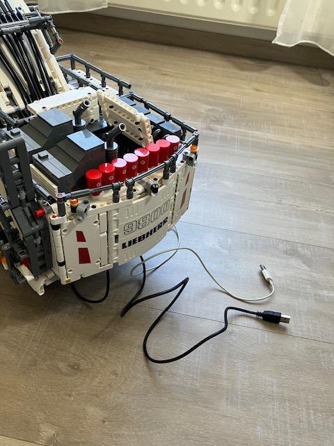 lego 42100 Liebherr R9800, Gebruikt, Lego, Ophalen of Verzenden, Complete set