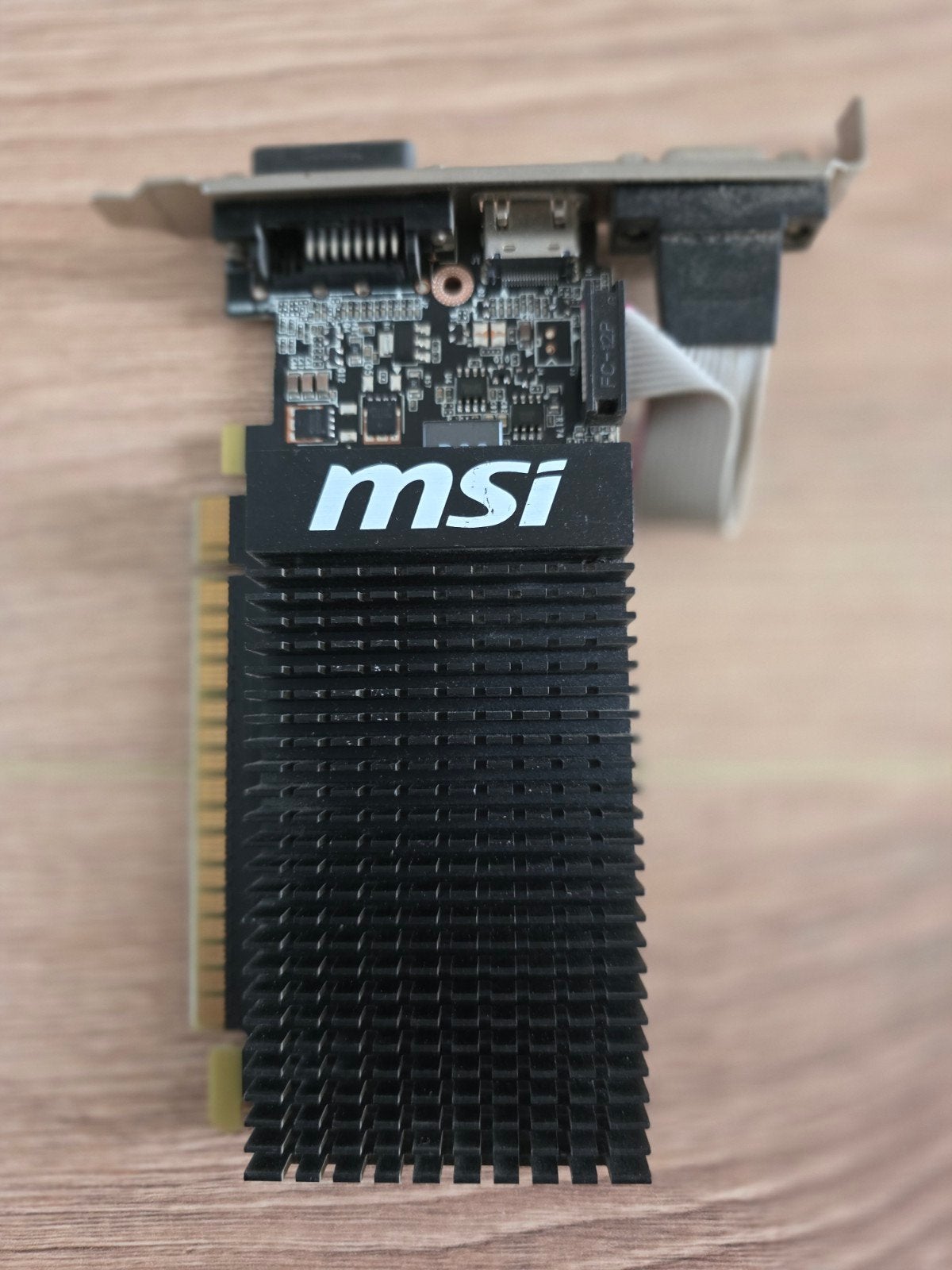 MSI GT 710 1GD3H LP Grafische Kaart, Computers en Software, Gebruikt, GDDR3, HDMI, Ophalen of Verzenden