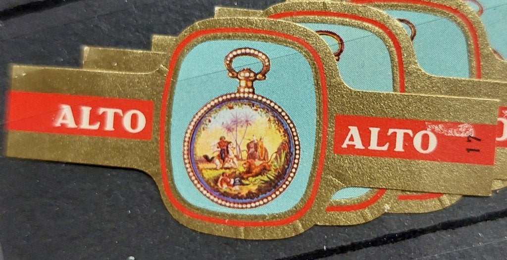 Sigarenbandjes, Ophalen of Verzenden, Gebruikt, Sigarenbandjes