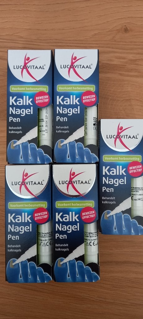 5 kalknagel pennen Lucovitaal, Ophalen of Verzenden, Nieuw, Lichaamsverzorging