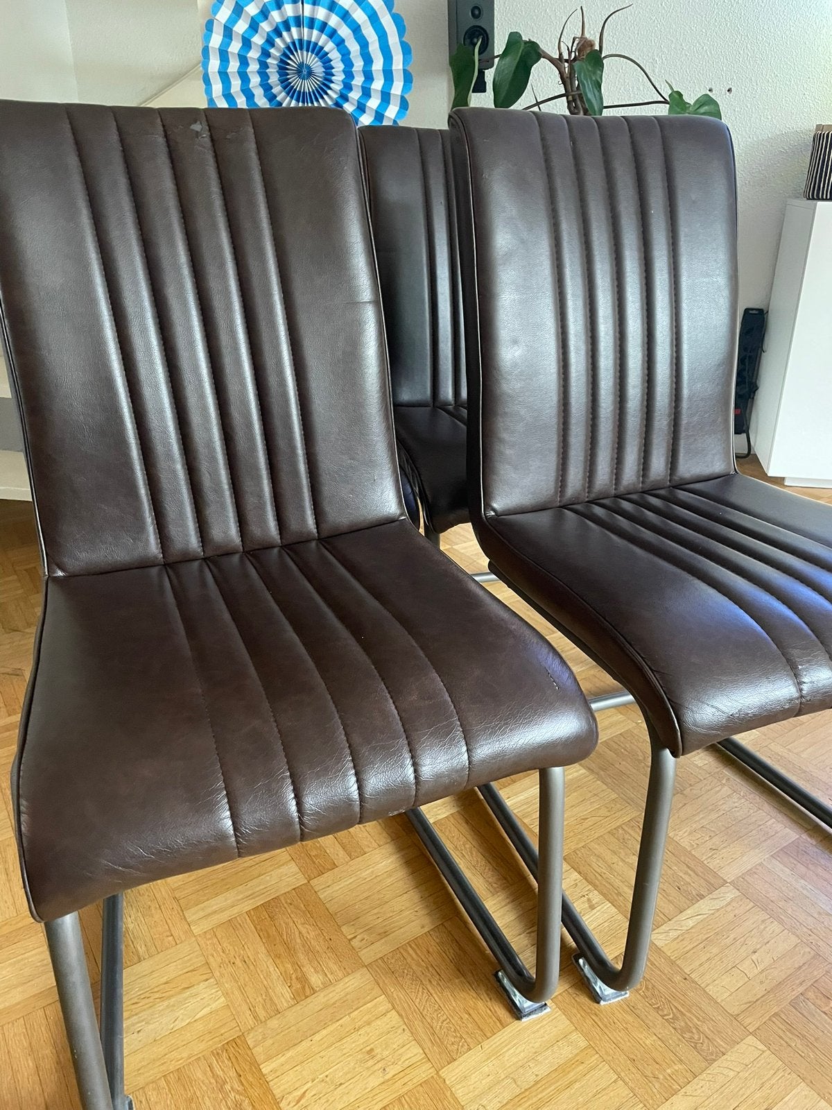 Gratis, Huis en Inrichting, Stoelen, Ophalen, Gebruikt, Vier