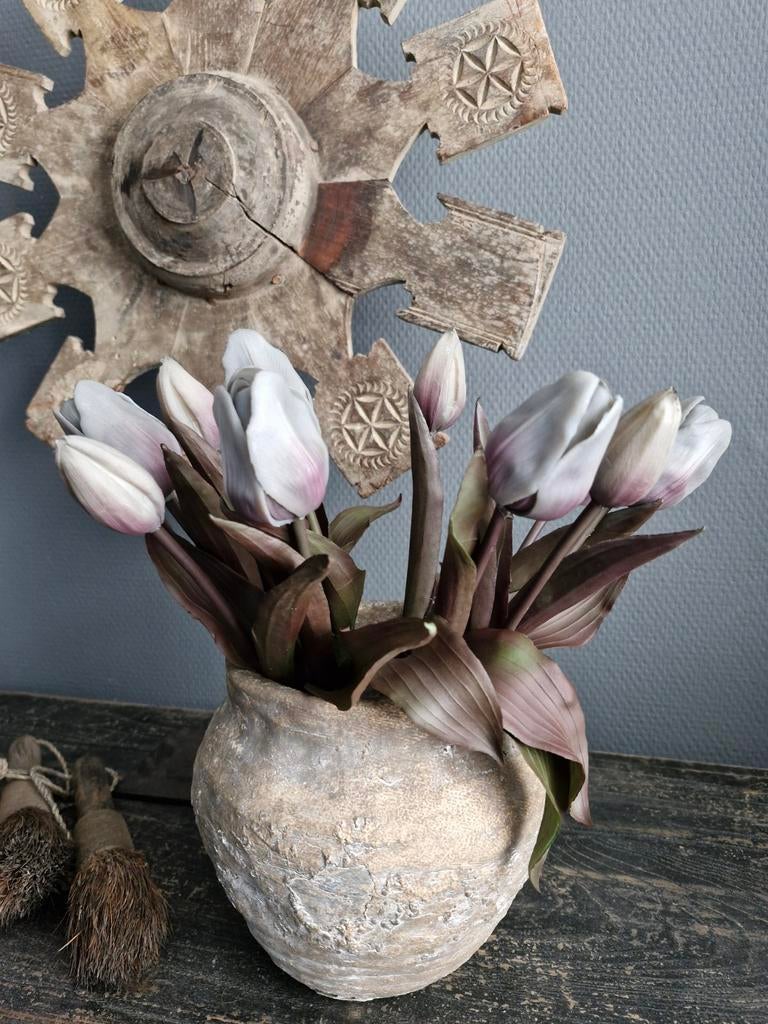 Countryfield kunst tulpen in diverse kleuren, Huis en Inrichting, Woonaccessoires | Kunstplanten en Kunstbloemen, Nieuw, Ophalen of Verzenden