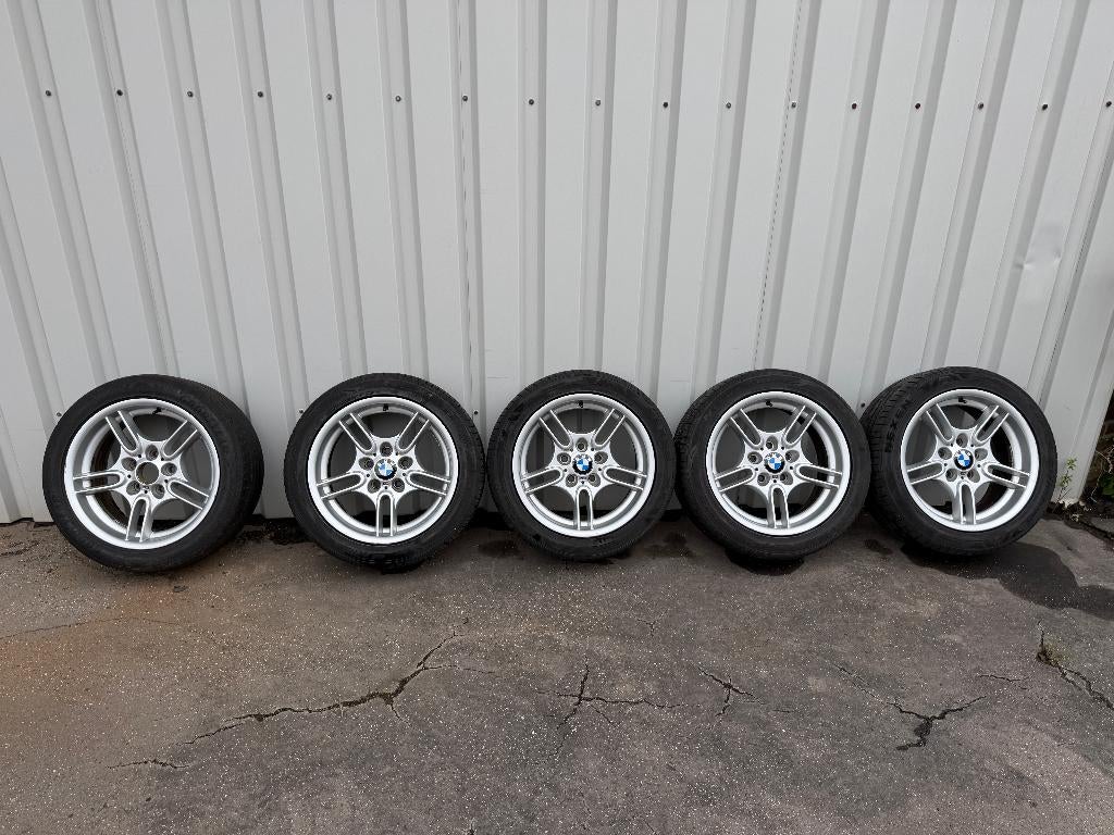 5x BMW Styling 66 velgen met goede banden, Ophalen, Gebruikt, 17 inch, 235 mm
