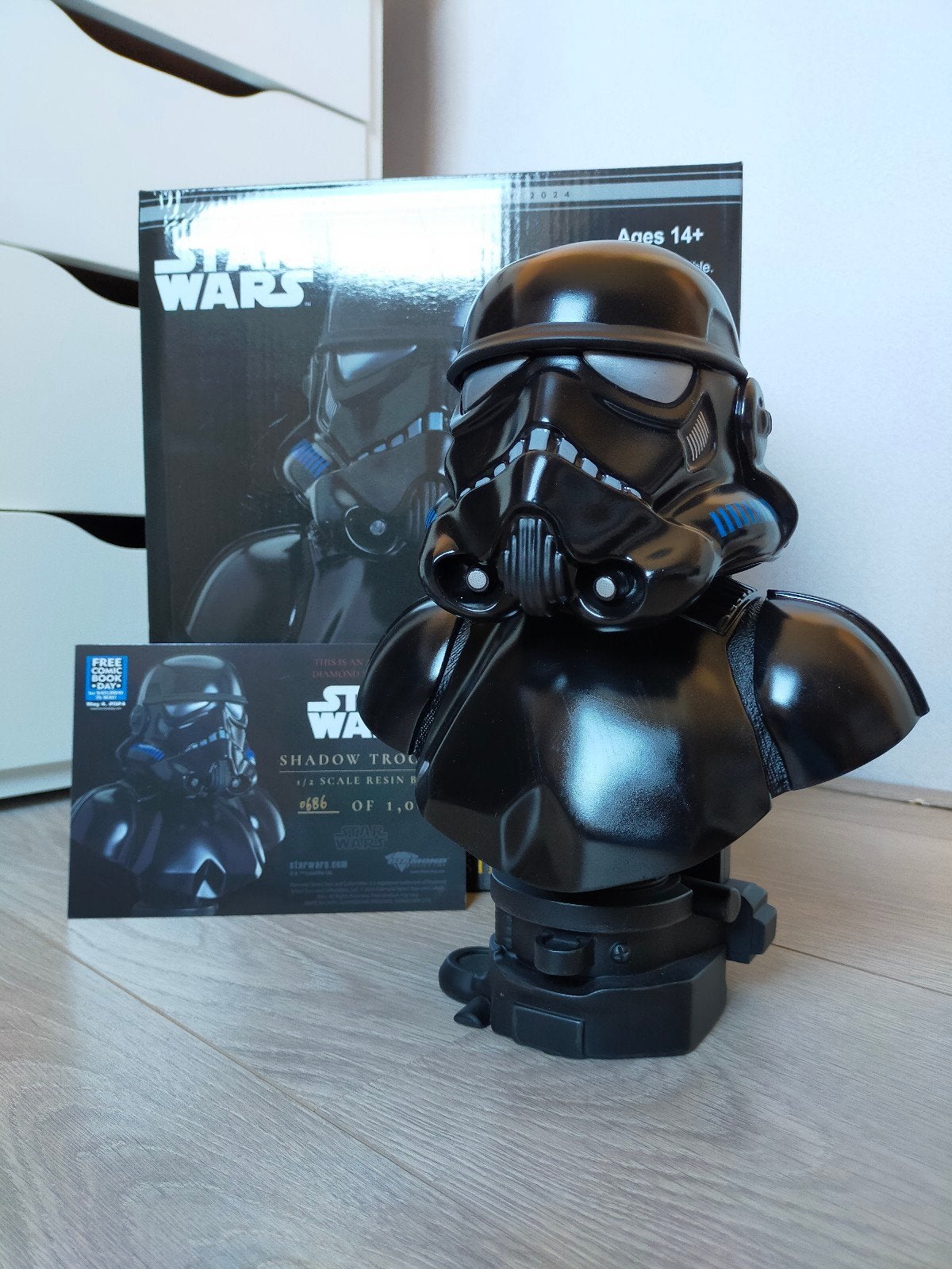 Star Wars Shadow Trooper Buste 1/2 Gentle Giant, Verzamelen, Star Wars, Ophalen of Verzenden, Nieuw, Beeldje of Buste