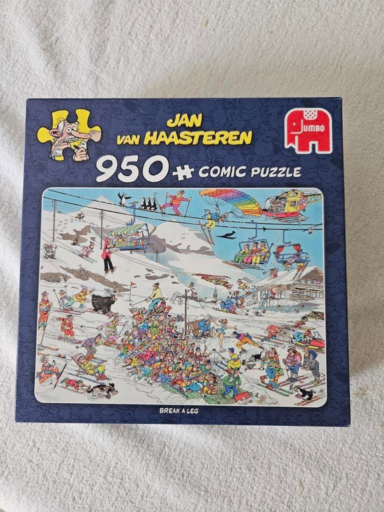 Jan van Haasteren Comic Puzzel - Break a Leg (950 stukjes), Ophalen of Verzenden, 500 t/m 1500 stukjes, Zo goed als nieuw, Legpuzzel
