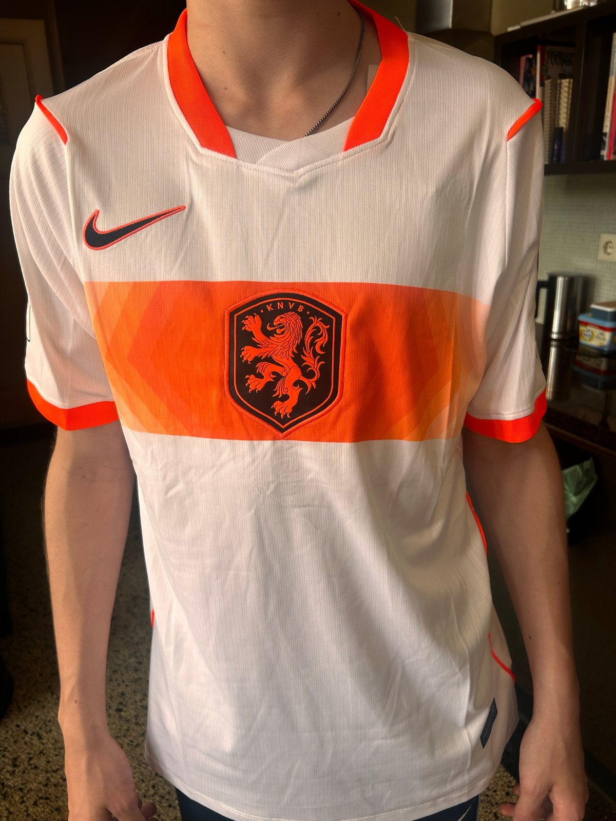 Nederlands Elftal Uitshirt - FIFA Qualifiers, Wit, Nieuw, Overige maten, Ophalen of Verzenden