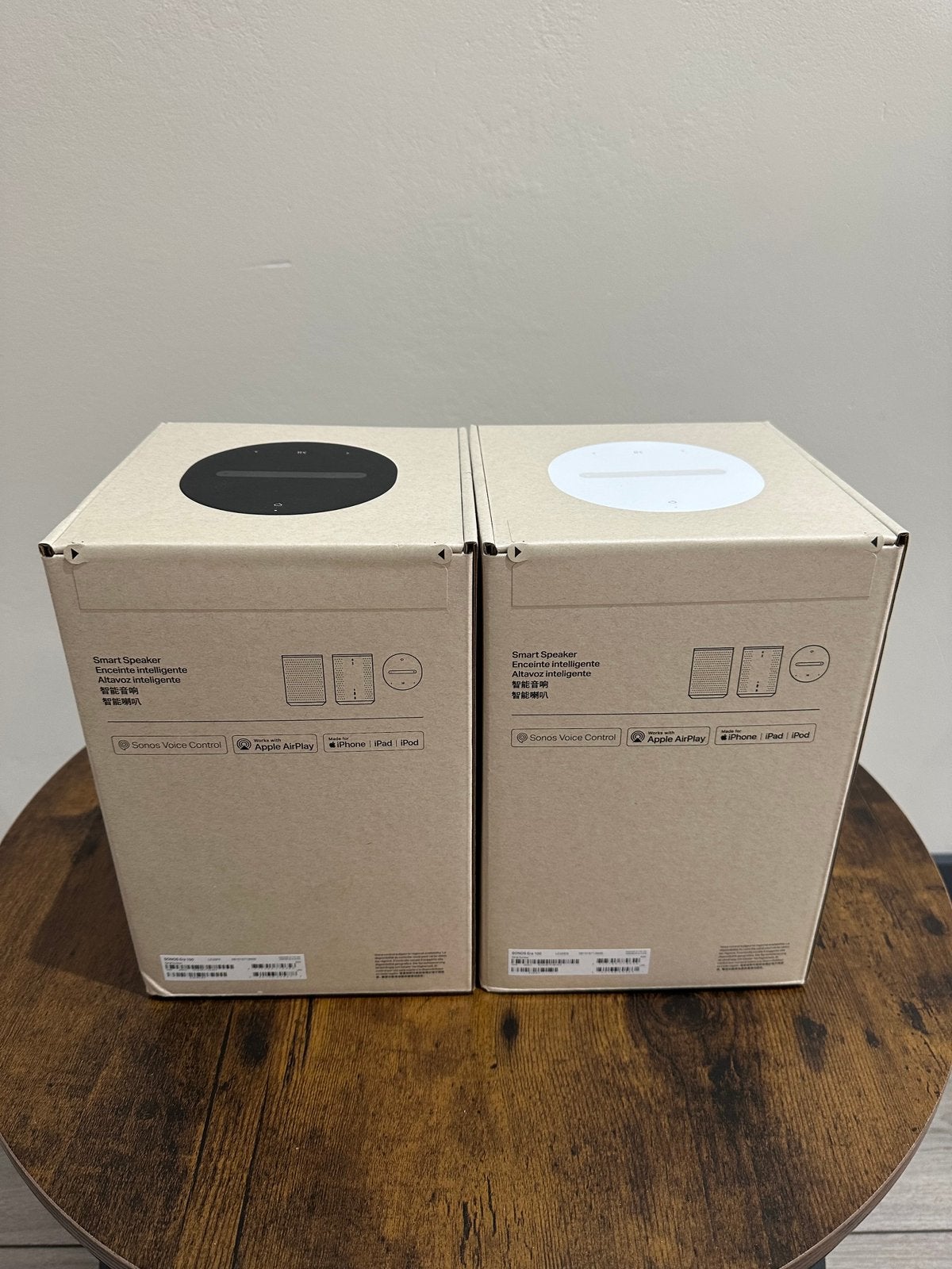 SONOS Era 100. NIEUW,  Official Sonos Partner, Audio, Tv en Foto, Luidsprekers, Slimme speaker, Inclusief kabels, Info@sonos.nl