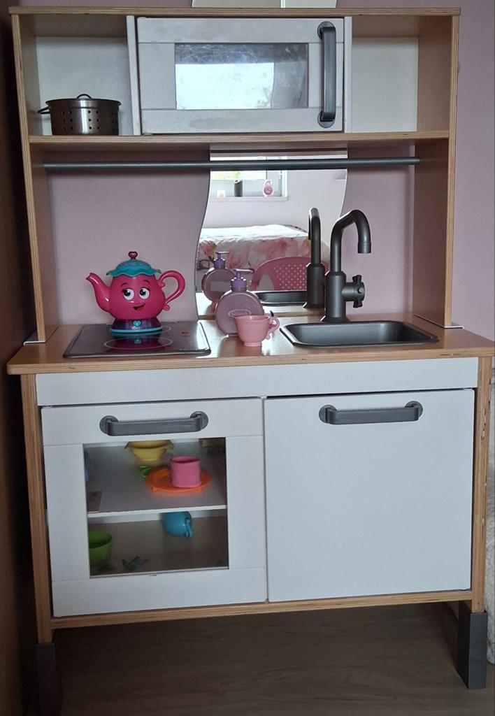 Leuke speelkeuken met accessoires, Ophalen, Gebruikt, Hout, Speelkeuken