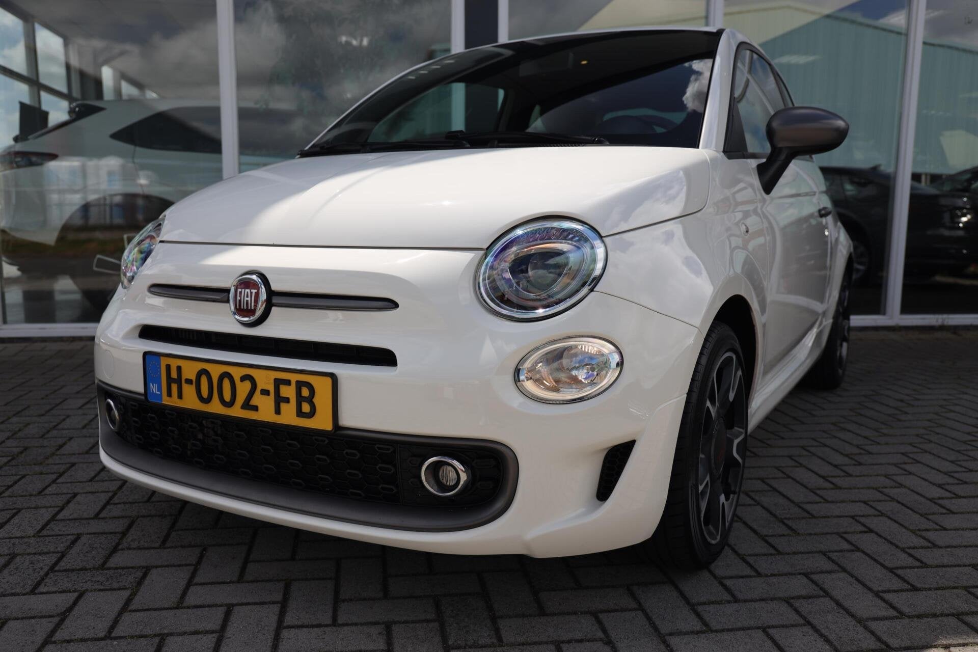 Fiat 500 0.9 TwinAir Turbo Sport|Cruise control|Navi|Parkeer, Euro 6, Wit, Origineel Nederlands, Bedrijf