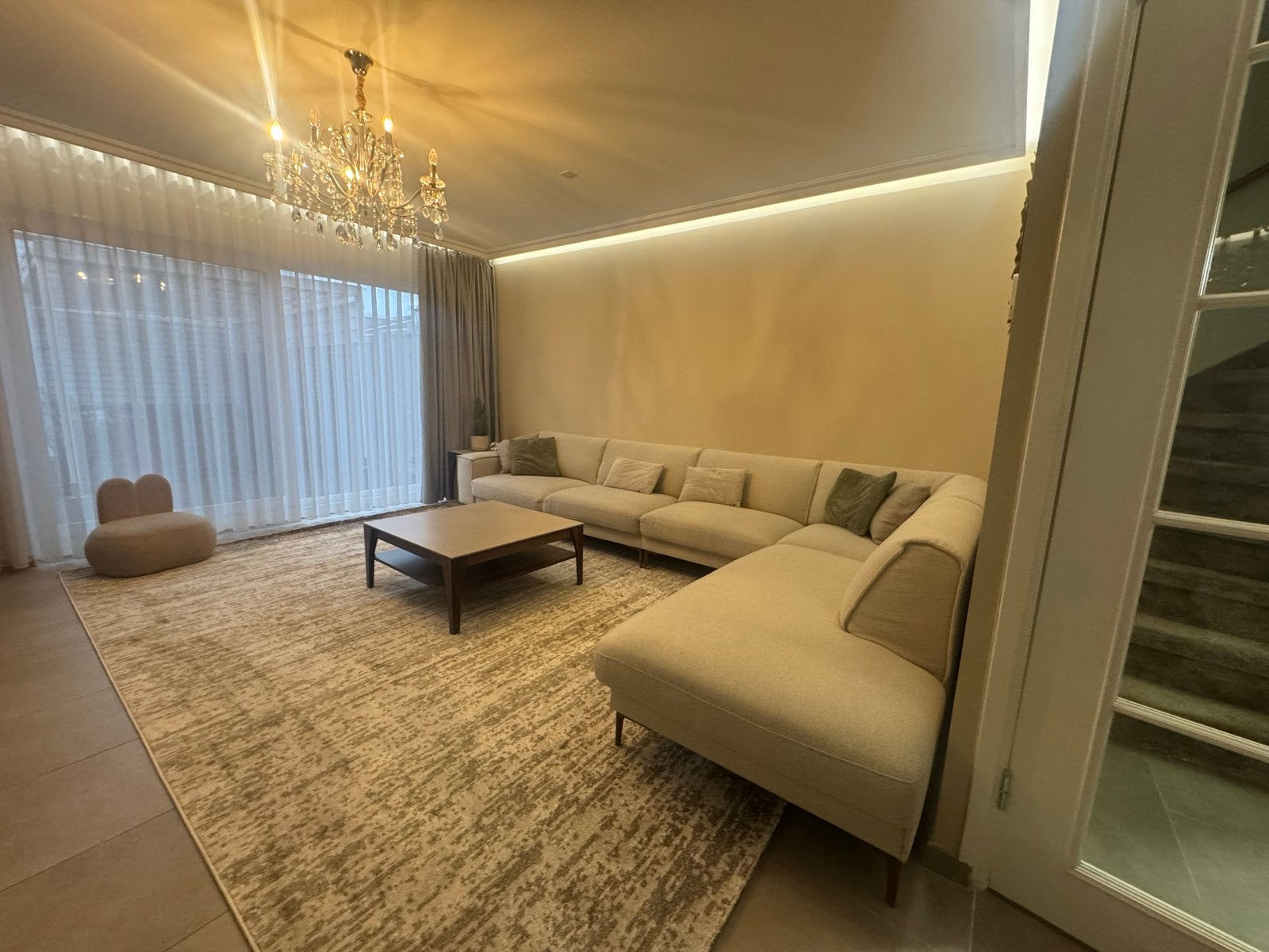 Zo goed als nieuw tapijt 300x400cm - Hoge kwaliteit, Beige, Ophalen of Verzenden, Zo goed als nieuw, 200 cm of meer