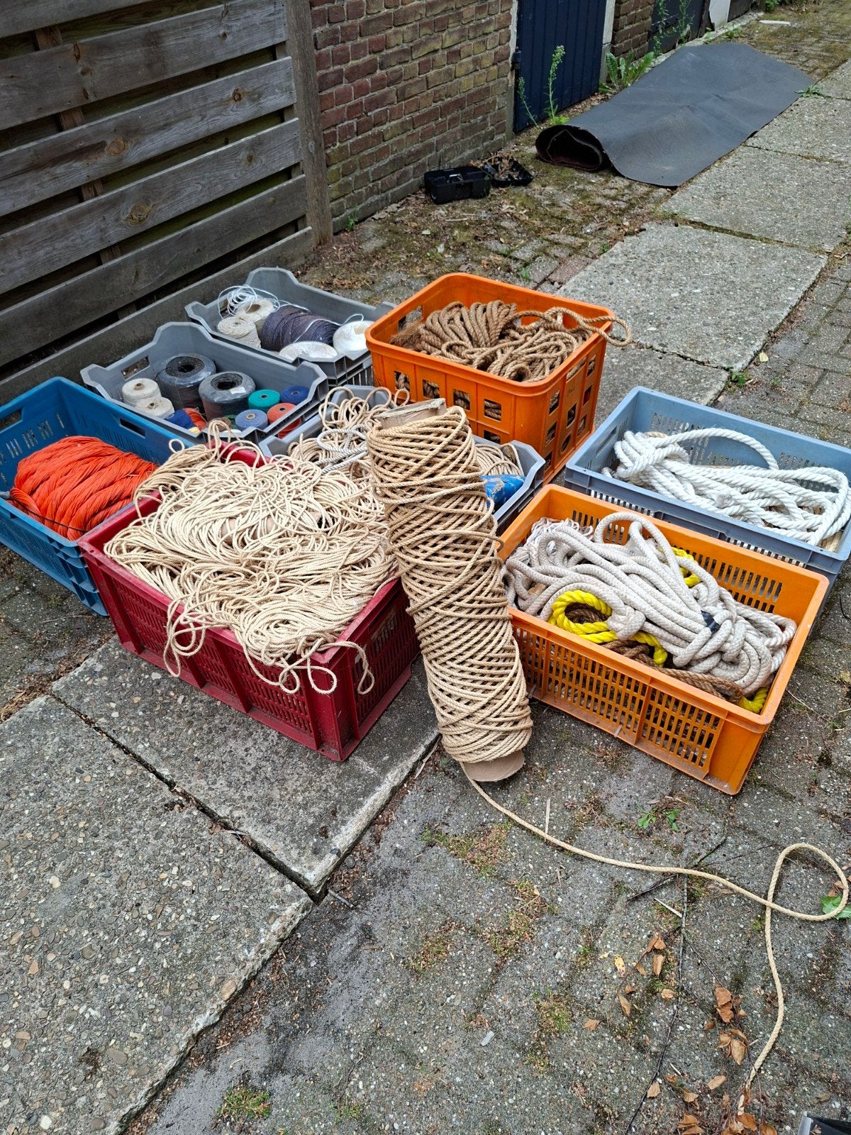 Diverse touwen voor boot of decoratie, Ophalen, Gebruikt, Overige typen