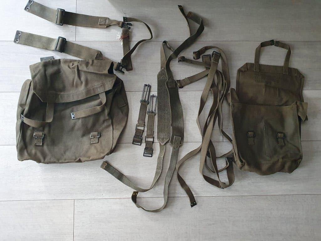 Militair uitrusting: rugzakken en draagriemen, Ophalen of Verzenden, Landmacht, Nederland, Overige typen