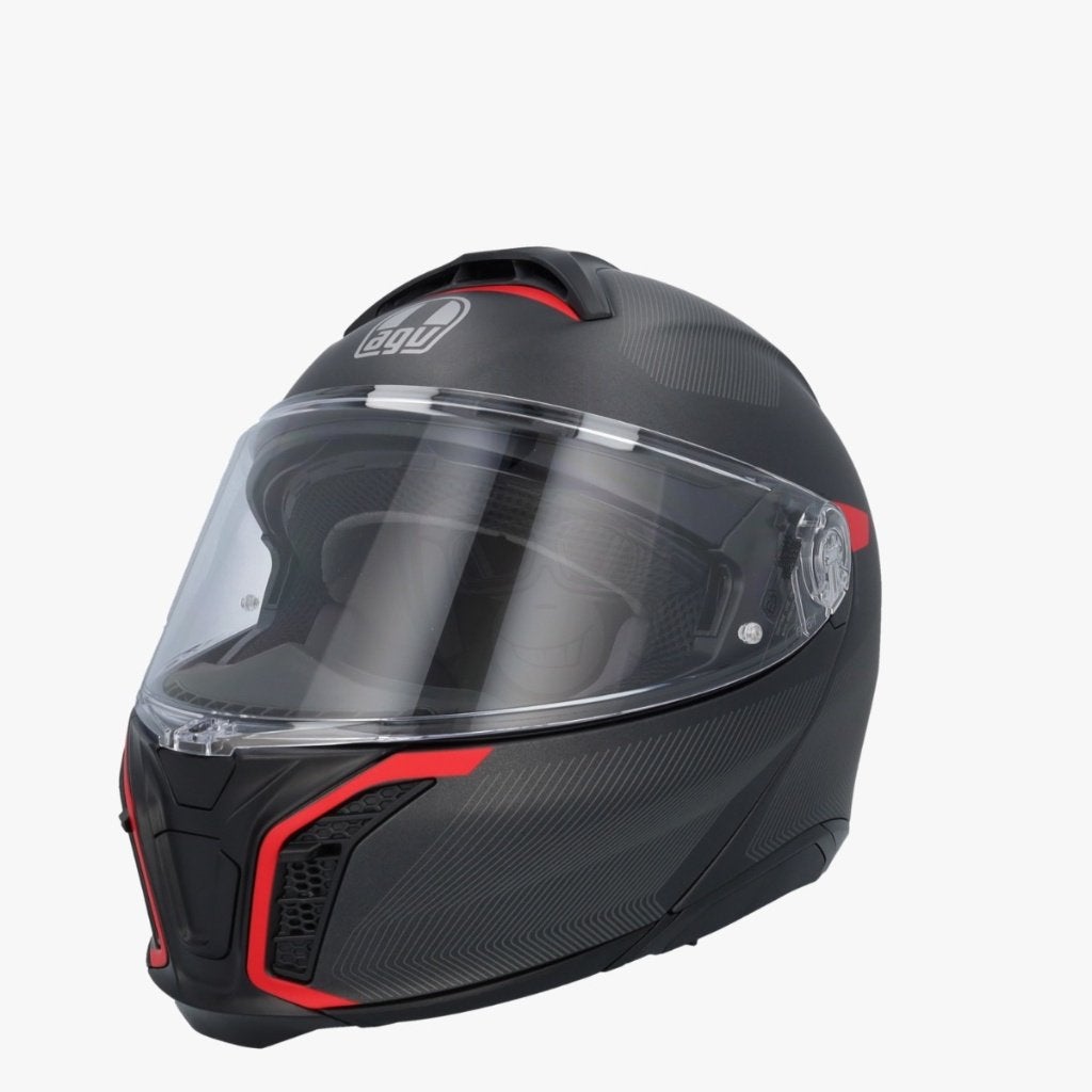 AGV Tourmodular Frequency Matt Gunmetal/Red Maat M & XL, Nieuw met kaartje, -, Dames, XL