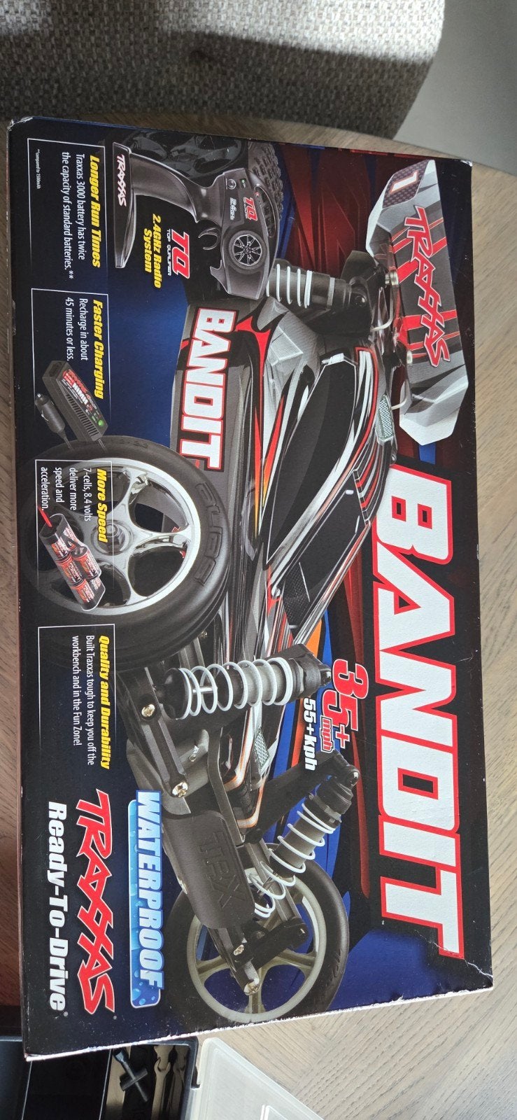 Traxxas Bandit RC Auto - Waterdicht, Titan 12T Motor, Hobby en Vrije tijd, Ophalen, Auto offroad