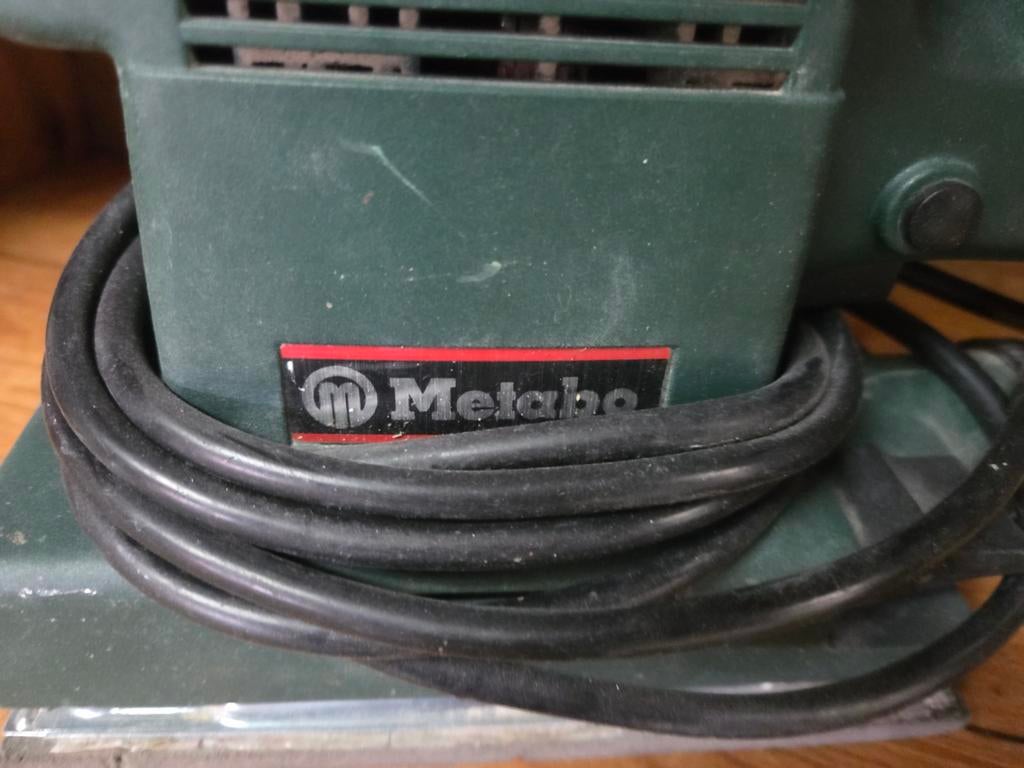 Metabo Vlakschuurmachine - Gebruikt, Ophalen of Verzenden, Gebruikt, Minder dan 600 watt, Vlakschuurmachine