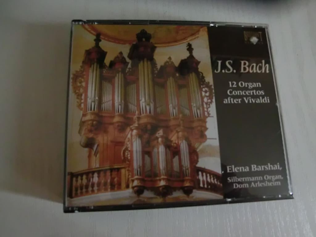 J.S. Bach 12 Organ Concertos after Vivaldi 2 CD’s, Ophalen, Boxset, Overige typen, Zo goed als nieuw