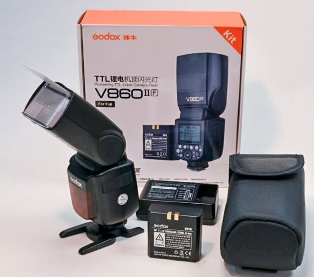 Flits Godox V860 voor Fuji, Audio, Tv en Foto, Fujifilm, Gebruikt, Externe flitser, Ophalen of Verzenden