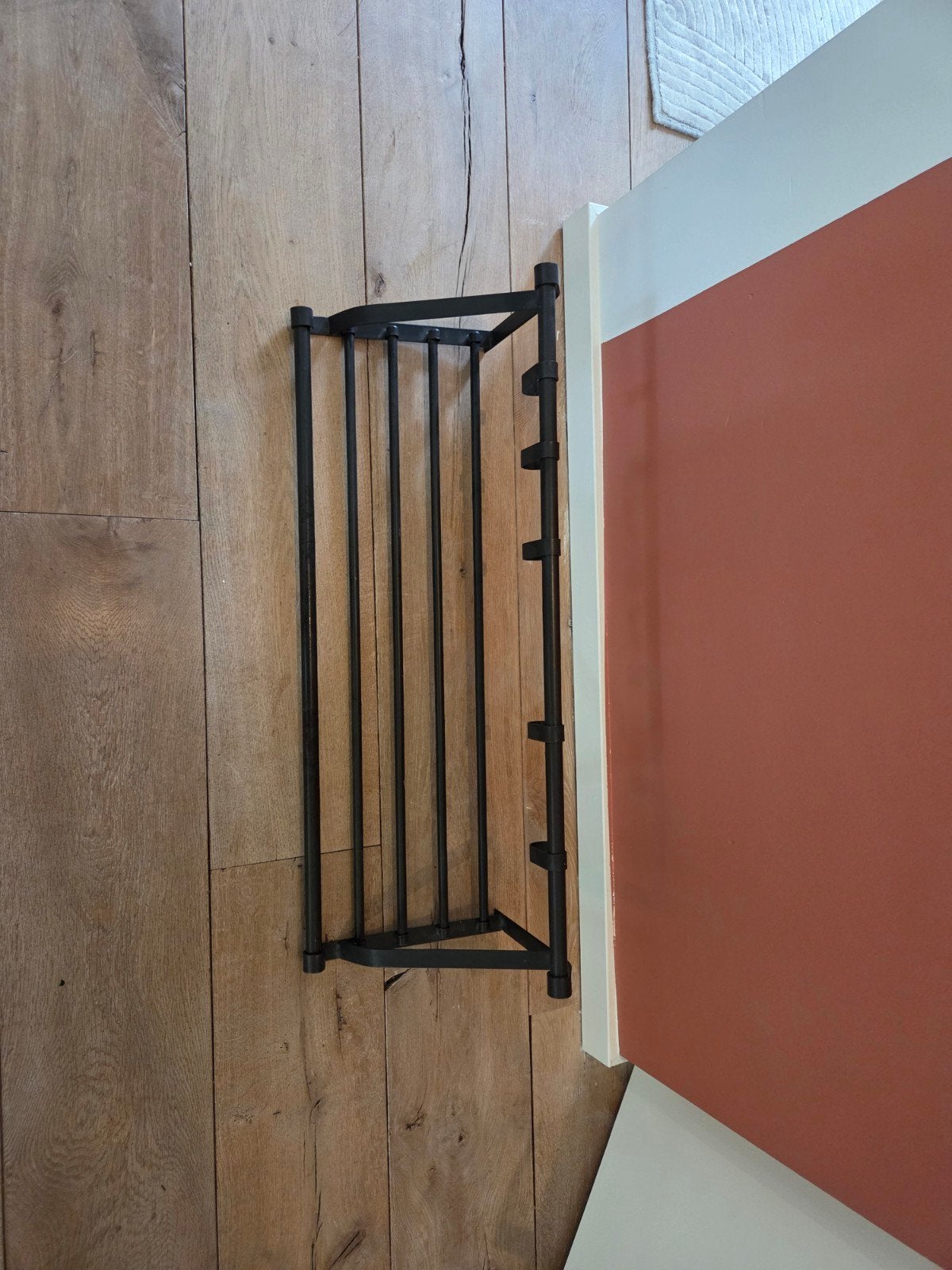 IKEA Portis wandkapstok - Zwart metaal, Ophalen, Gebruikt, Metaal, Wandkapstok
