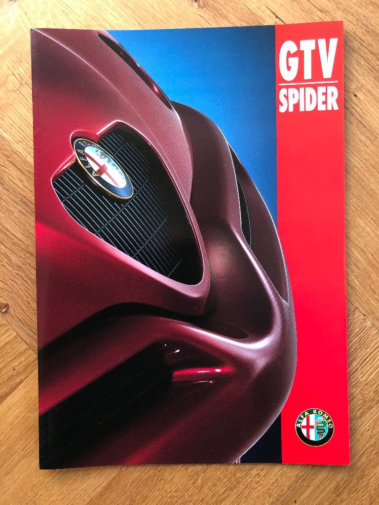Alfa Romeo GTV-Spider folder 1995, Boeken, Nieuw, Alfa Romeo, Verzenden, Alfa Romeo