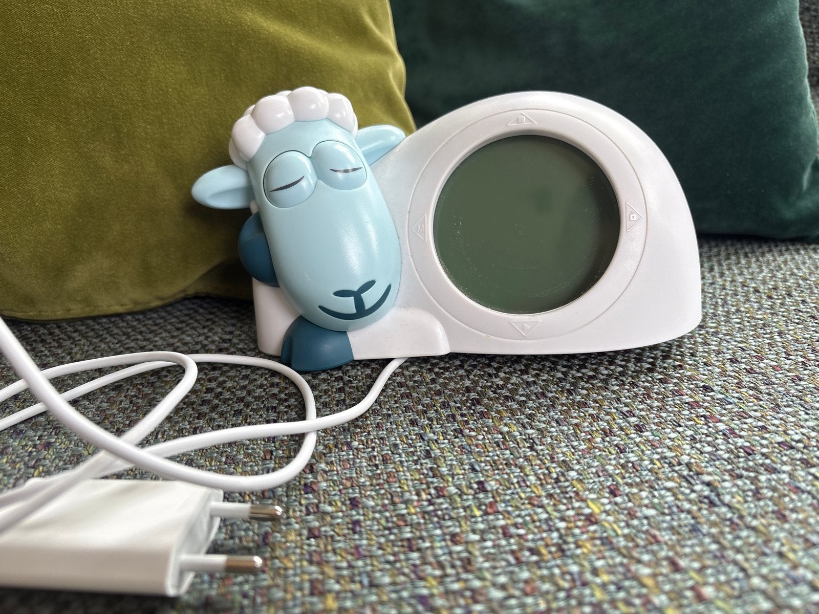 Schaapje Sam kinderwekker met stekker, Witgoed en Apparatuur, Wekkers, Ophalen of Verzenden, Gebruikt, Digitaal
