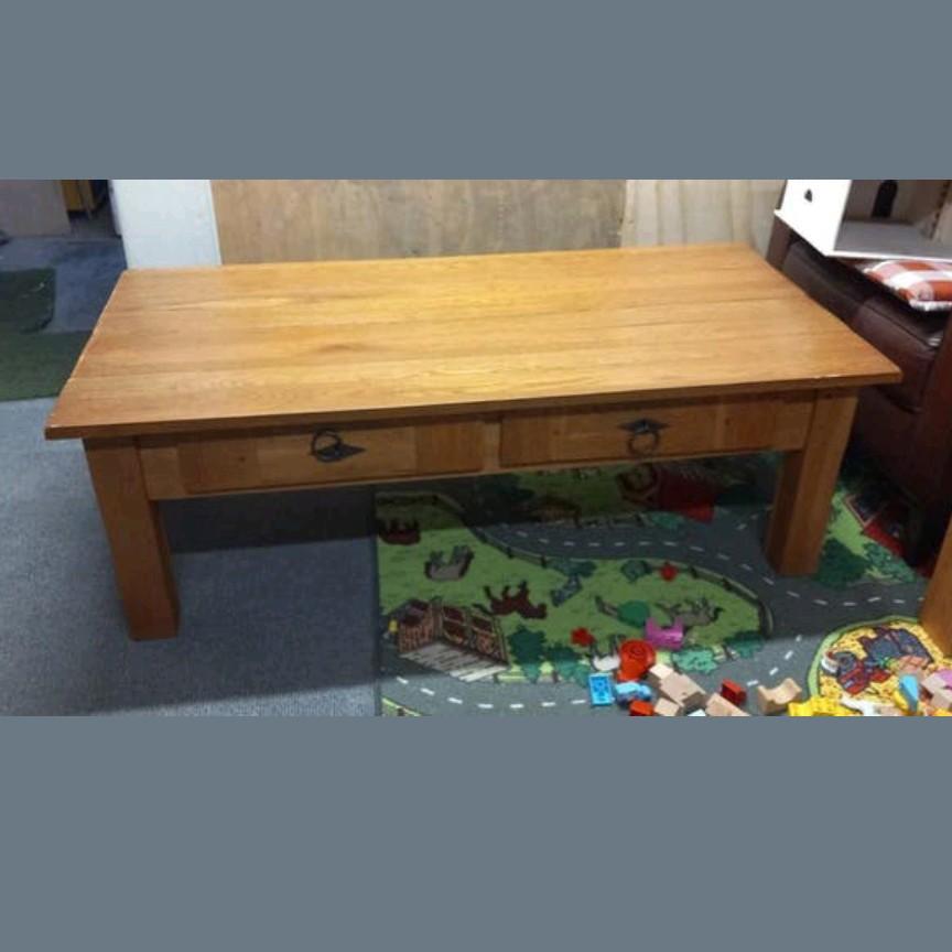 Salontafel, Ophalen, 100 tot 150 cm, Eikenhout, 50 tot 100 cm