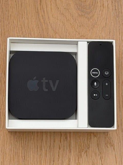 Apple TV 4K 64GB Internet A1842 + doos & Siri Remote, Audio, Tv en Foto, Ophalen of Verzenden, Zo goed als nieuw, HDMI, Minder dan 500 GB