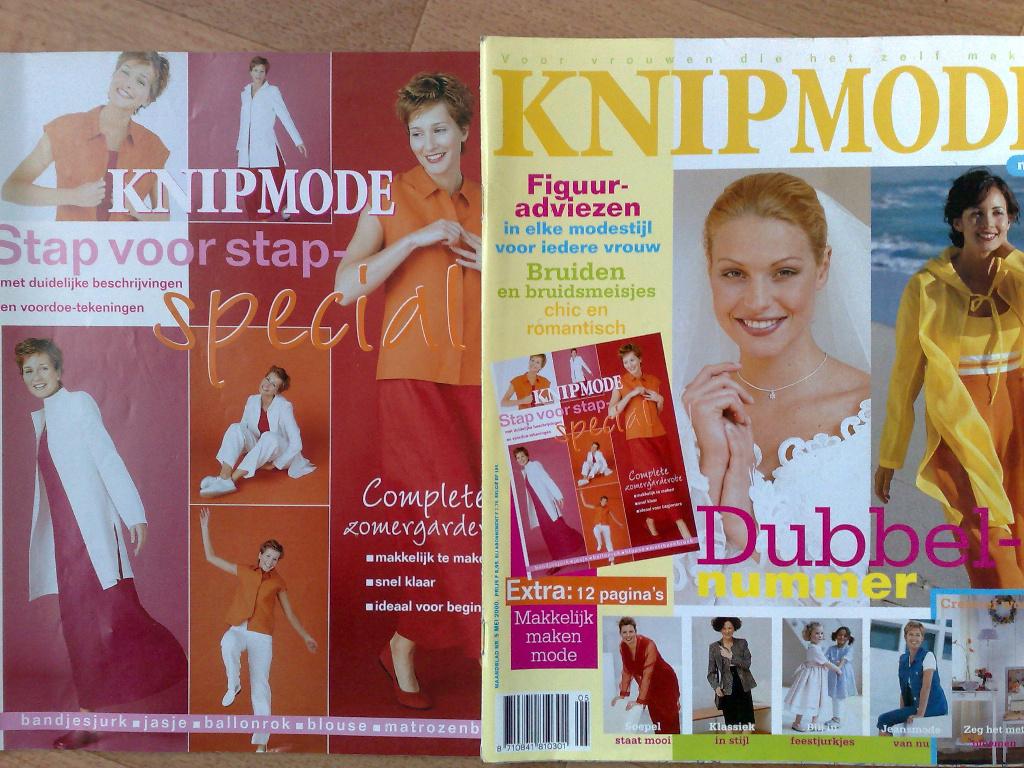 Knipmode mei 2000 , incl. bijlage makkelijk maken-mode, Verzenden, Zo goed als nieuw, Vrouw, Knipmode