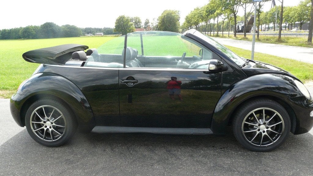 Volkswagen New Beetle Cabriolet 1.4 Highline,Airco,Elec.pakk, Auto's, Volkswagen, Voorwielaandrijving, Stof, Gebruikt, Beetle (Kever)