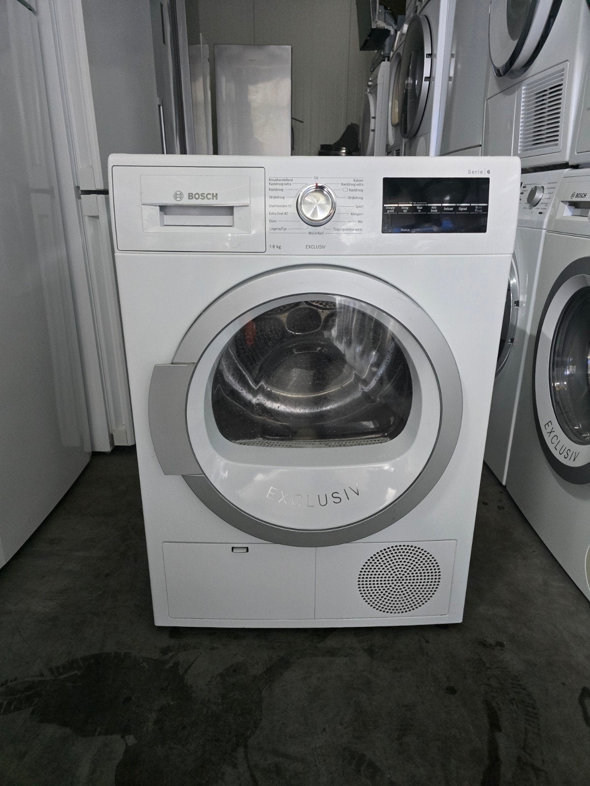 Keurige ruime Bosch Serie6 condensdroger! 8KG! Garantie!🚚✅️