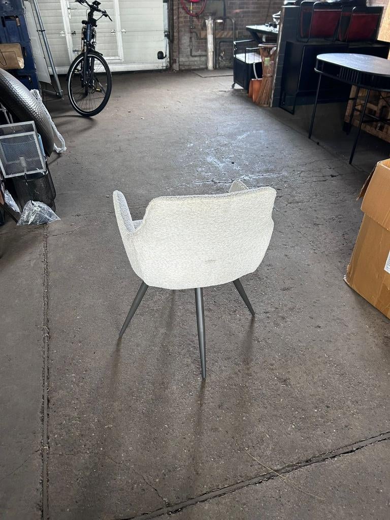 2 witte eetkamerstoelen outlet korting, Ophalen, Twee, Wit, Nieuw