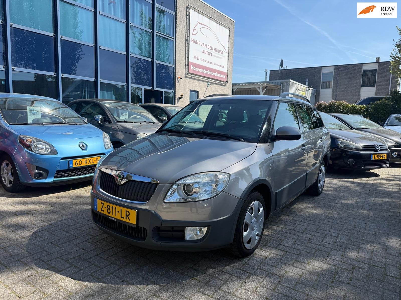 Skoda Fabia Combi 1.6-16V Scout AUTOMAAT, Airco, APK 04/27, Auto's, Skoda, Gebruikt, 49 €/maand, 1100 kg, 1000 kg