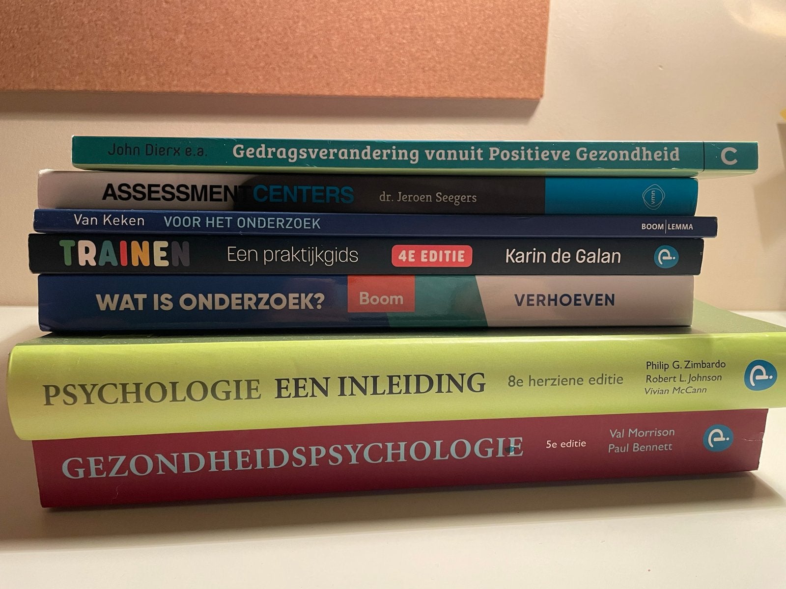 Studieboeken toegepaste psychologie en onderzoek, Ophalen of Verzenden, Gamma, Zo goed als nieuw, HBO