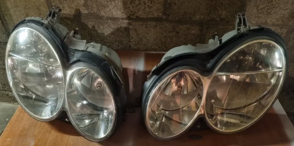 Mercedes clk koplampen, Ophalen, Mercedes-Benz