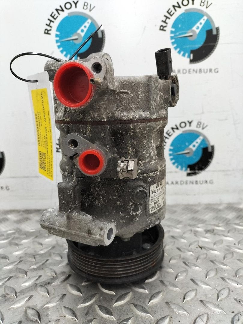 VOLKSWAGEN POLO AIRCO COMPRESSOR / AIRCOPOMP 5Q0816803F 2017, Ophalen of Verzenden, Gebruikt, ARN erkend