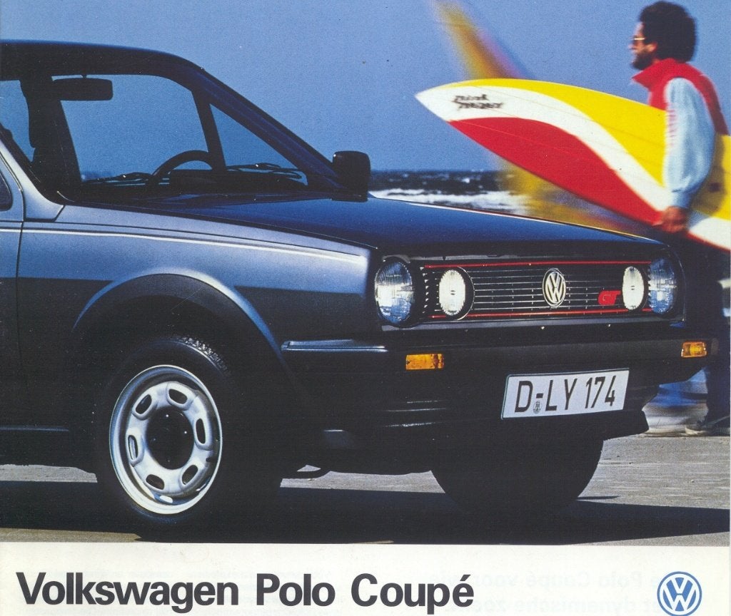 Volkswagen Polo Coupé (jan. 1987) met 1 bijlage, Ophalen of Verzenden, Nieuw, Volkswagen