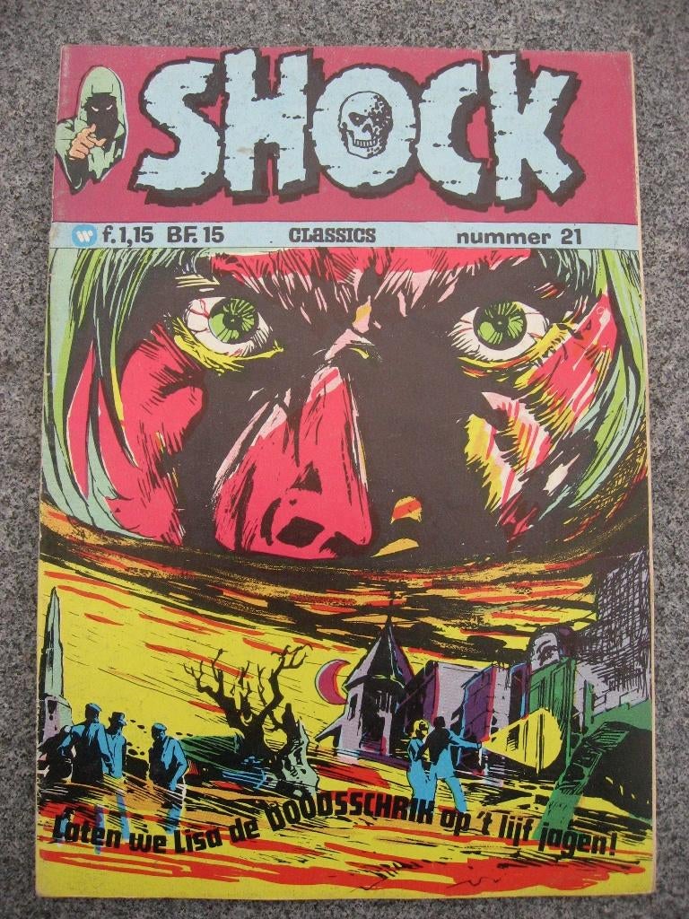 Shock. Nr 21, Eén stripboek, Ophalen of Verzenden