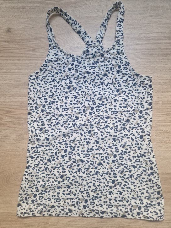 Anna Blue Top met Luipaardprint - Maat XS, Meerkleurig, Anna Blue, Ophalen of Verzenden, Zonder mouw