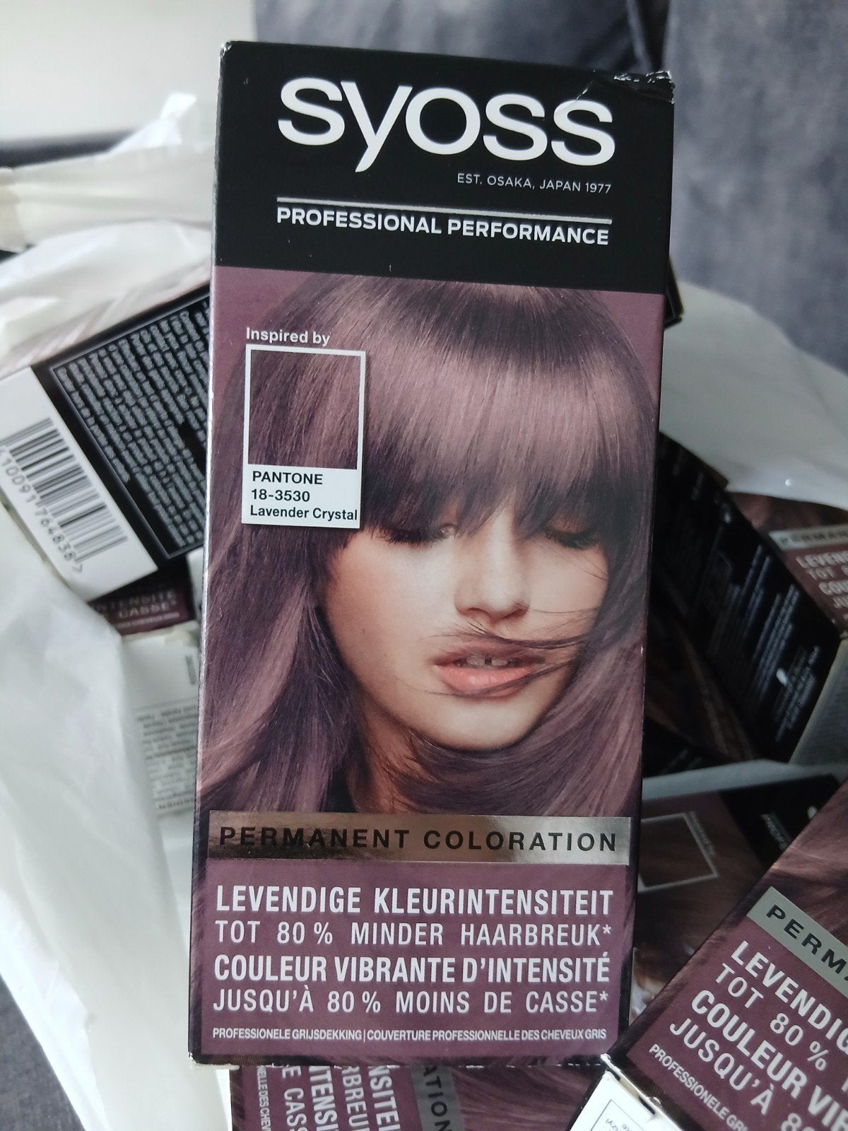 12x Syoss Haarverf Lavender Crystal - Nieuw & Ongeopend, Ophalen, Nieuw, Overige typen