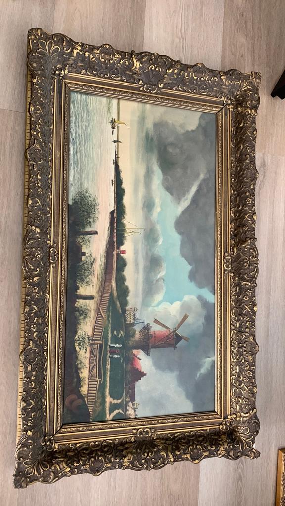 Prachtig schilderij, Ophalen